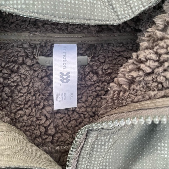 All In Motion Olive Green Men's Jacket with Faux Fur Inside Camo Print Size XXL - Picture 3 of 6